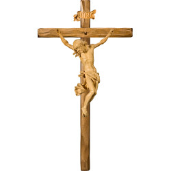 Cristo Barroco en cruz recta
